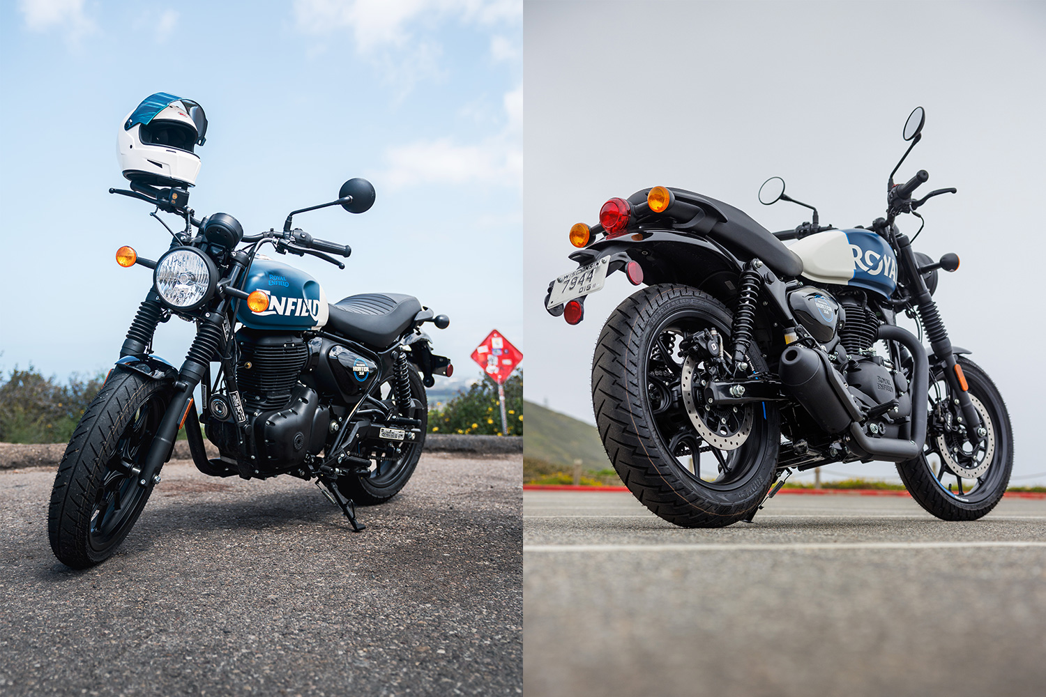 The Hunter 350, one of Royal Enfield's newer models.
