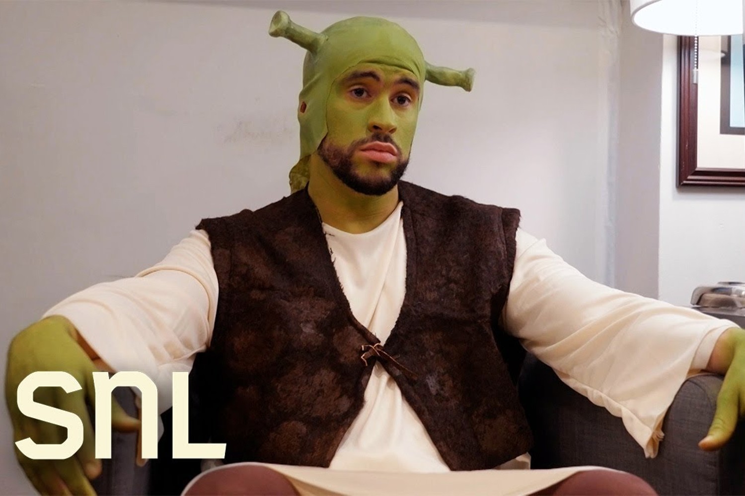 Bad Bunny as Shrek
