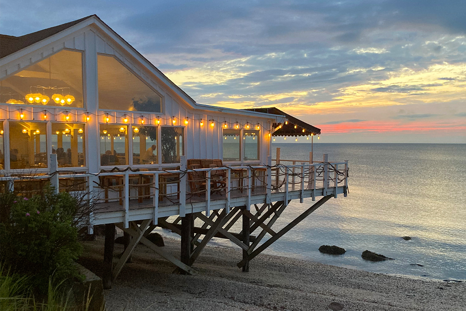 The Halyard restaurant at Sound View hotel in Greenport