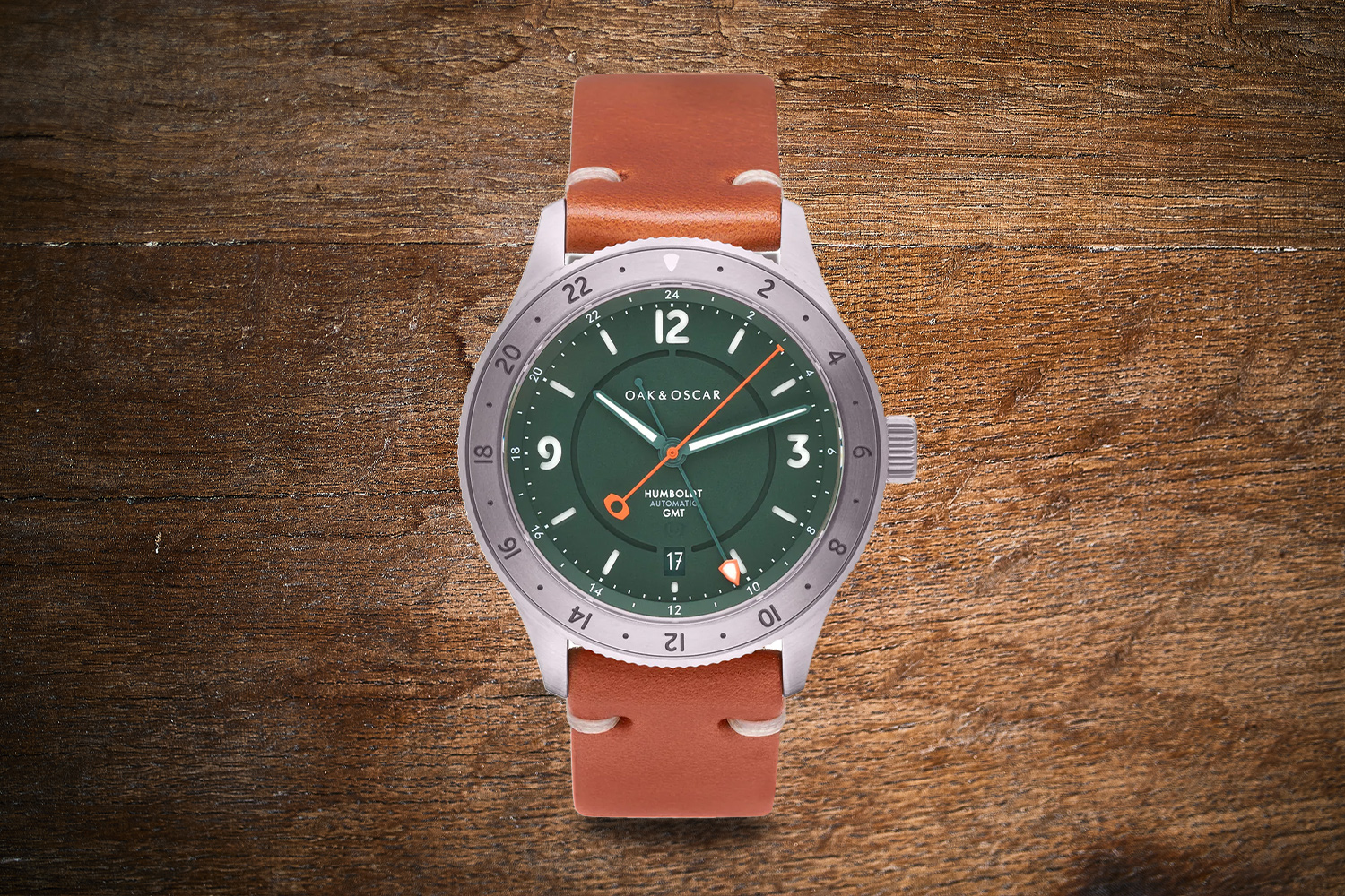 Oak & Oscar Humboldt GMT Titanium