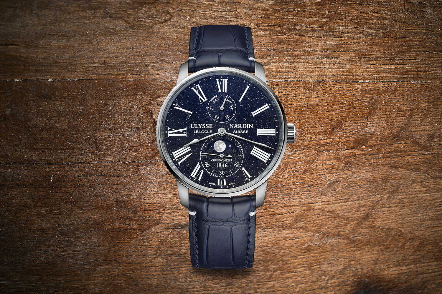 Ulysse Nardin Marine Torpilleur Moonphase Aventurine