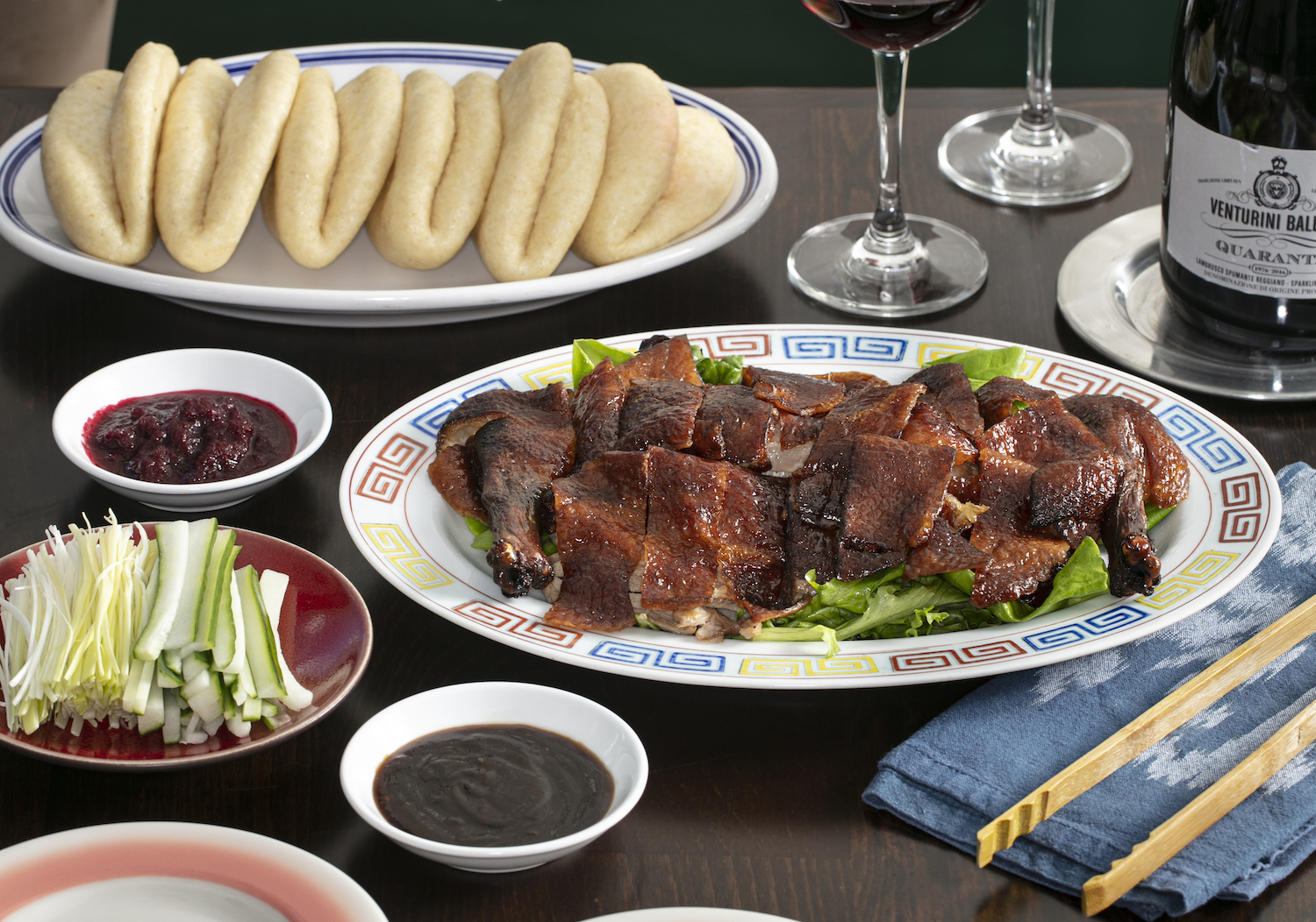 Spread of food from Chang Chang's