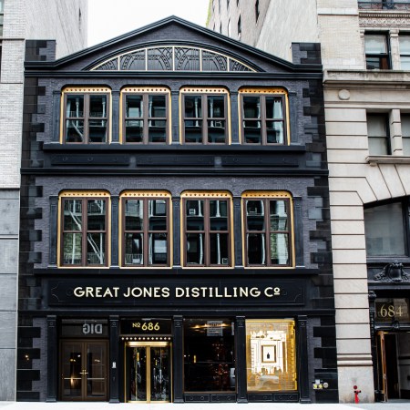 exterior of great jones distilling co in manhattan
