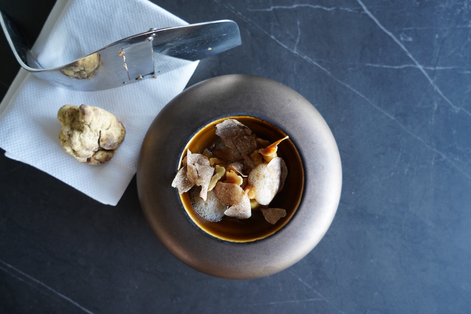Chestnut Filled Tortellini with White Truffle