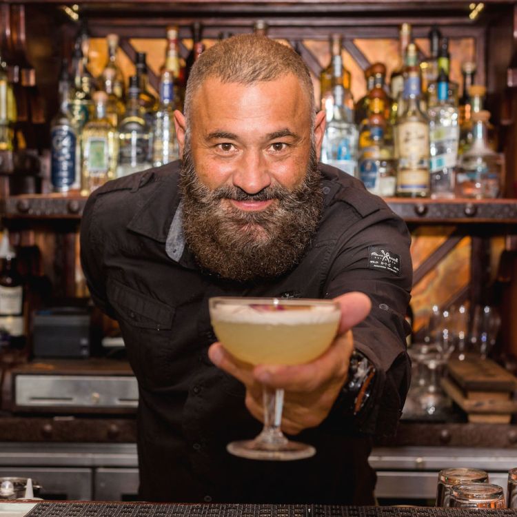 David Ortiz, corporate beverage manager at Rocco's Tacos