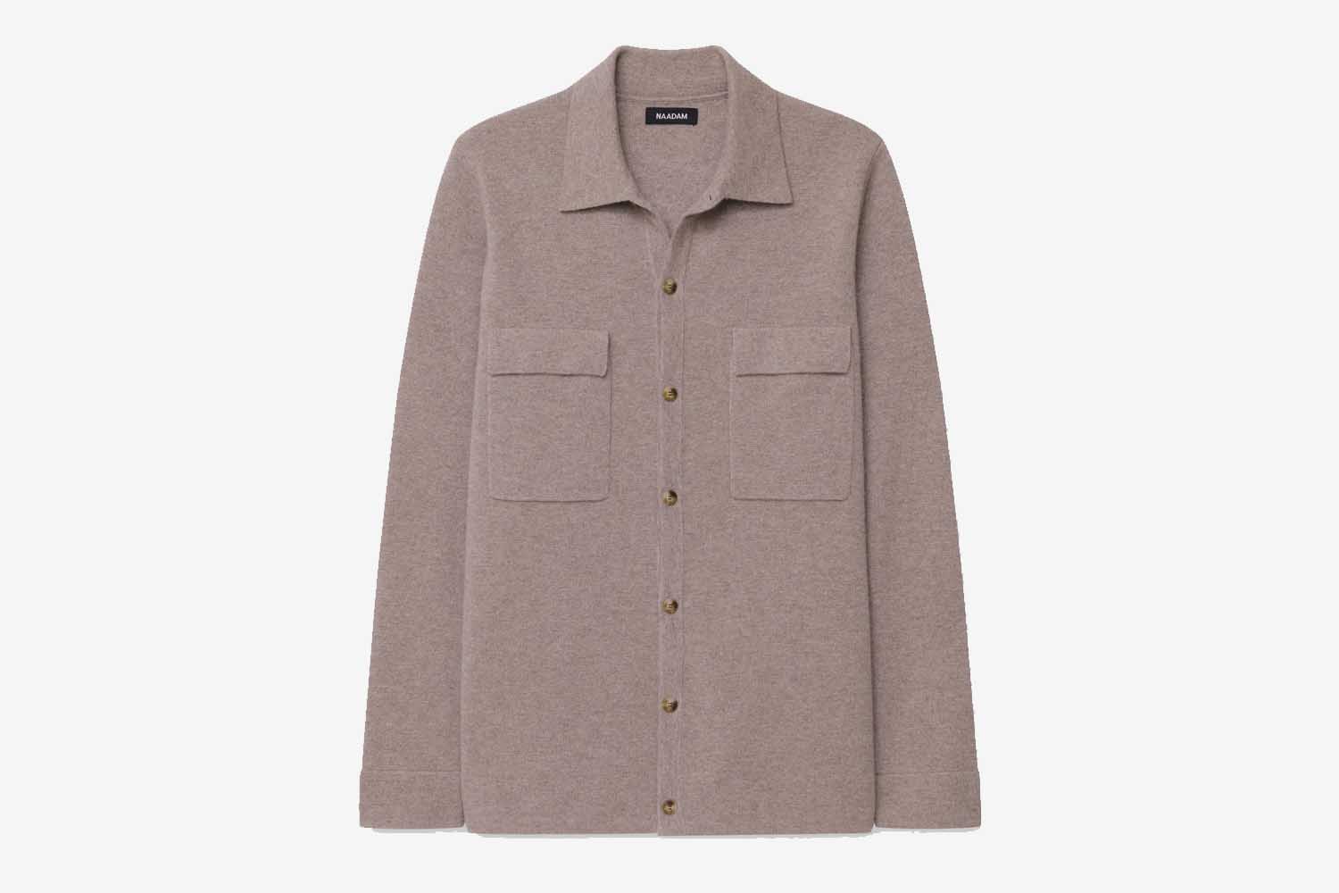 Naadam Cashmere Field Shirt Jacket