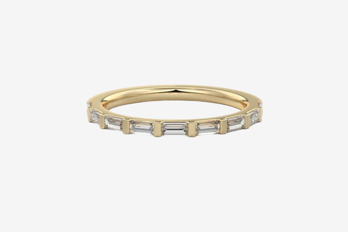 Frank Darling Baguette Half Eternity Band