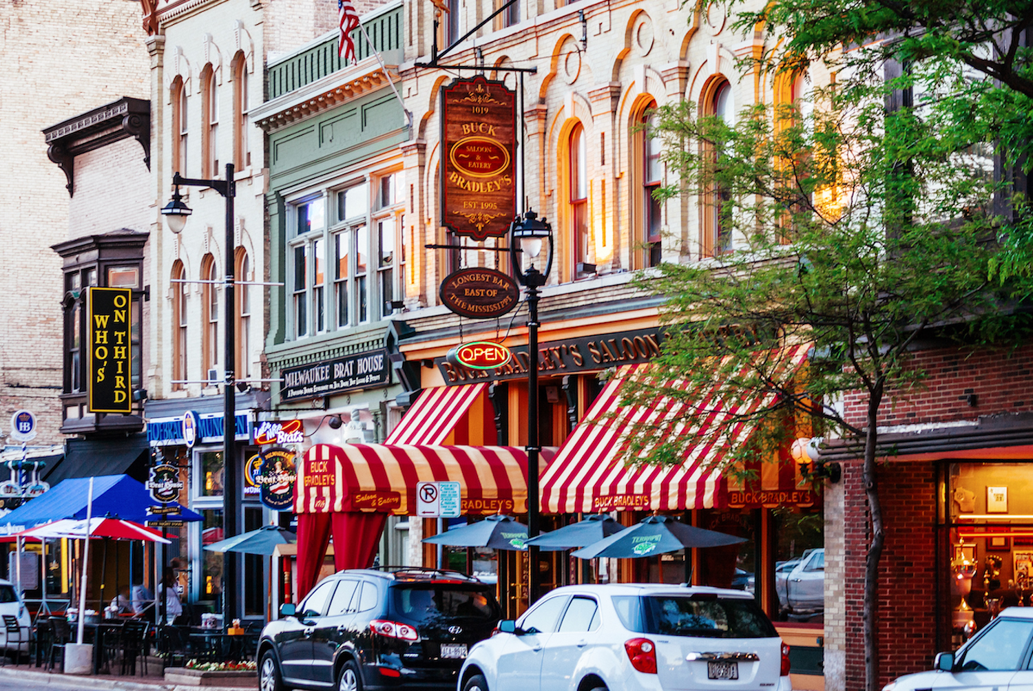 Historic Old World Third Street, one of the hubs of Milwaukee’s nightlife