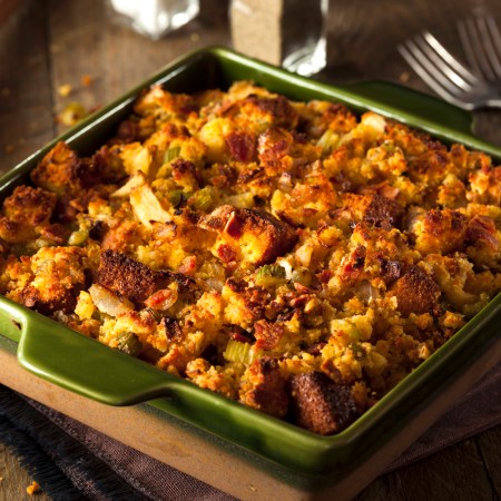 Traditional Homemade Cornbread Stuffing for the Holidays