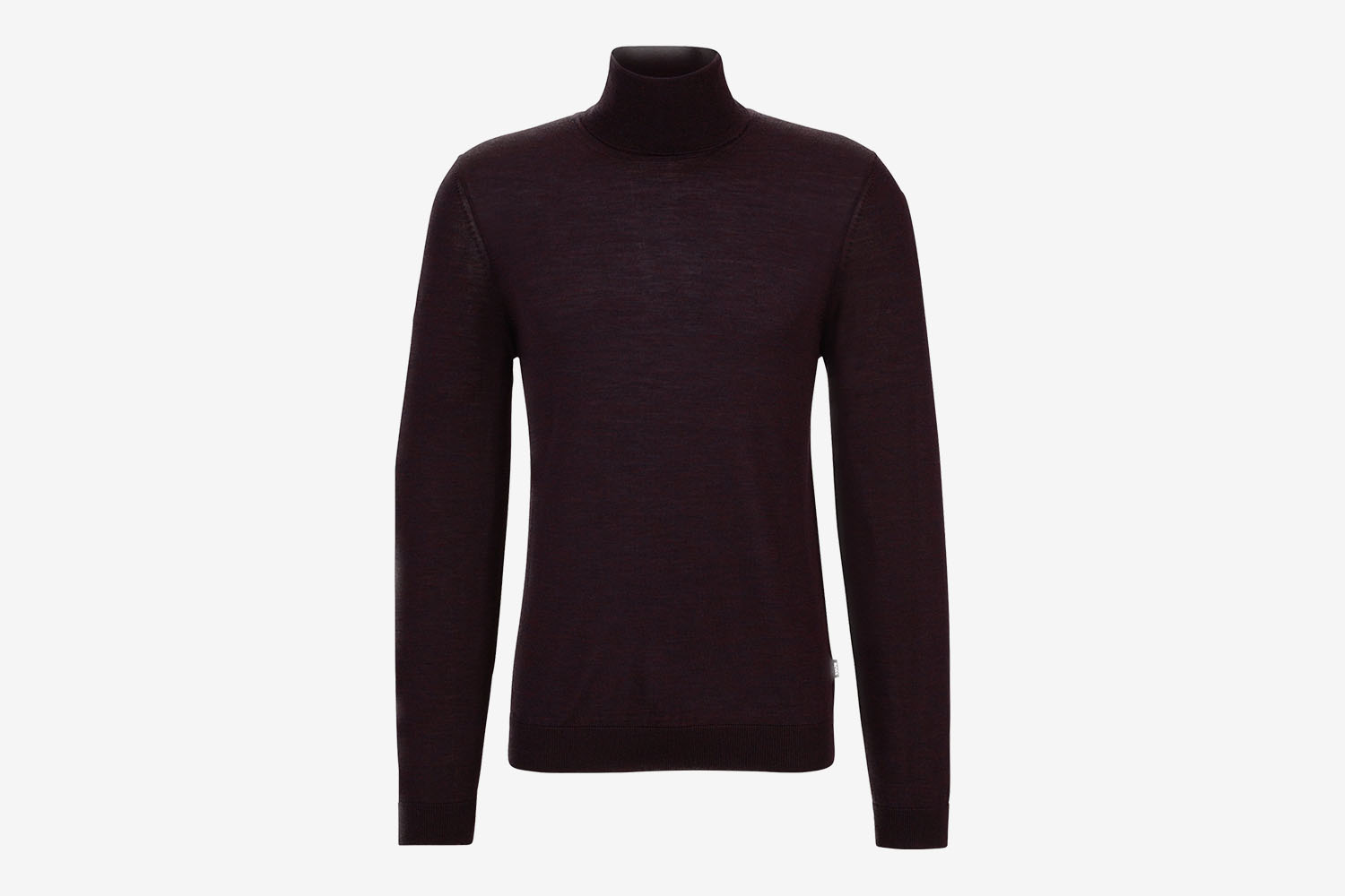 Boss Slim Fit Roll Neck Sweater in Wool