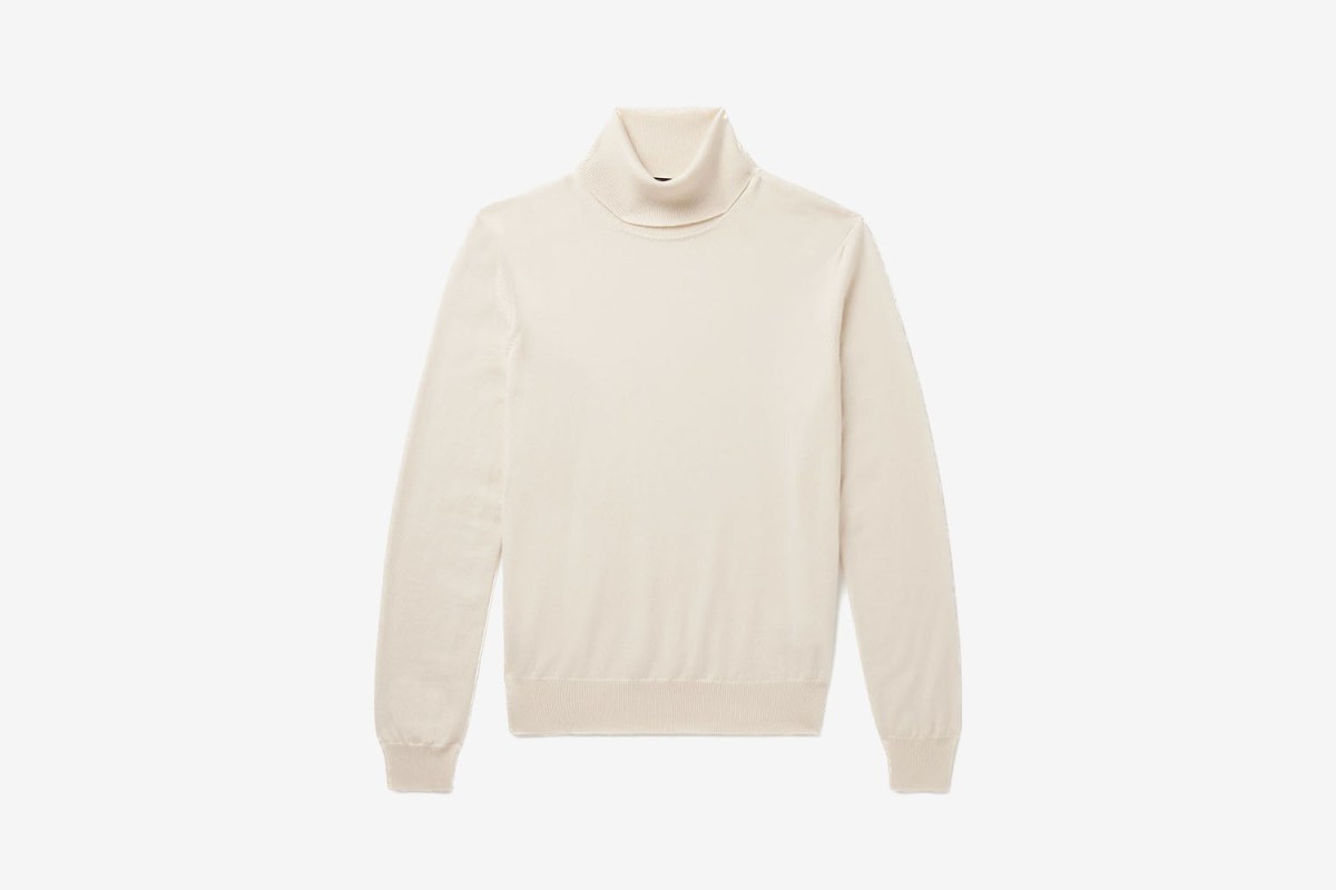 Loro Piana Slim-Fit Baby Cashmere Rollneck Sweater