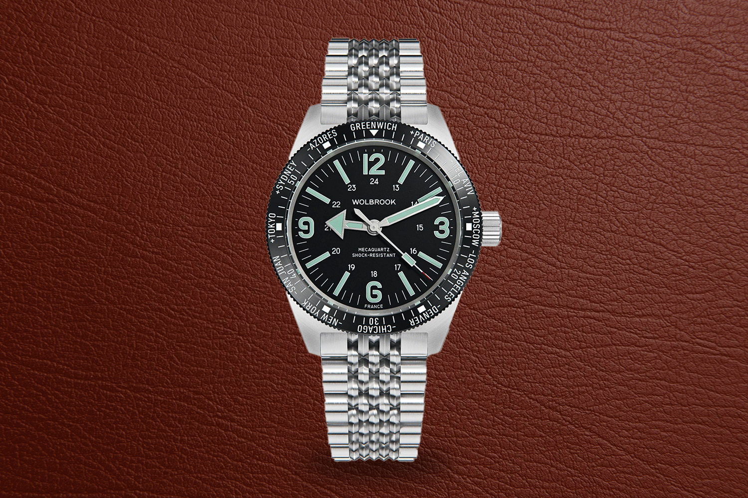 Wolbrook Skindiver WT Mecaquartz Watch - Vintage & Steel