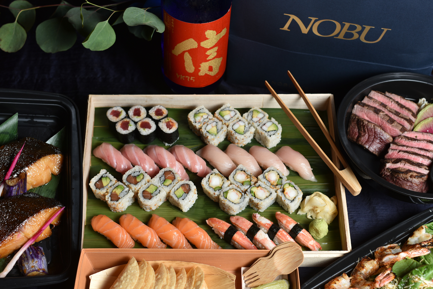 Assorted sushi