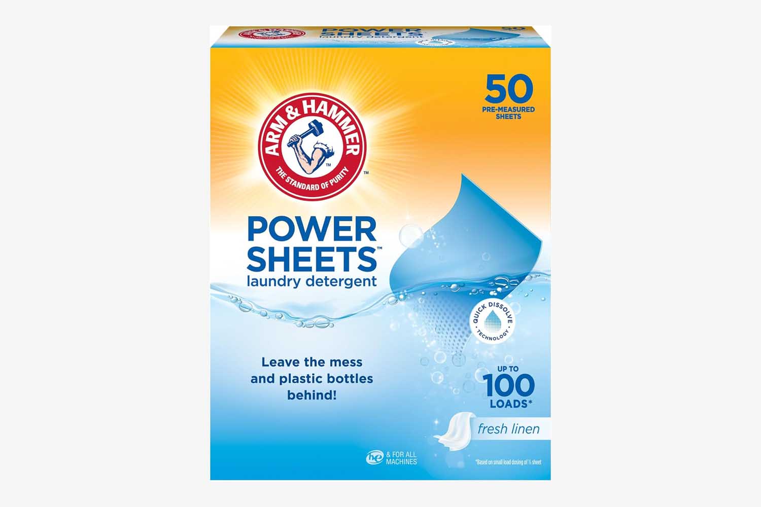 Arm u0026amp;amp; Hammer Power Sheets Laundry Detergent