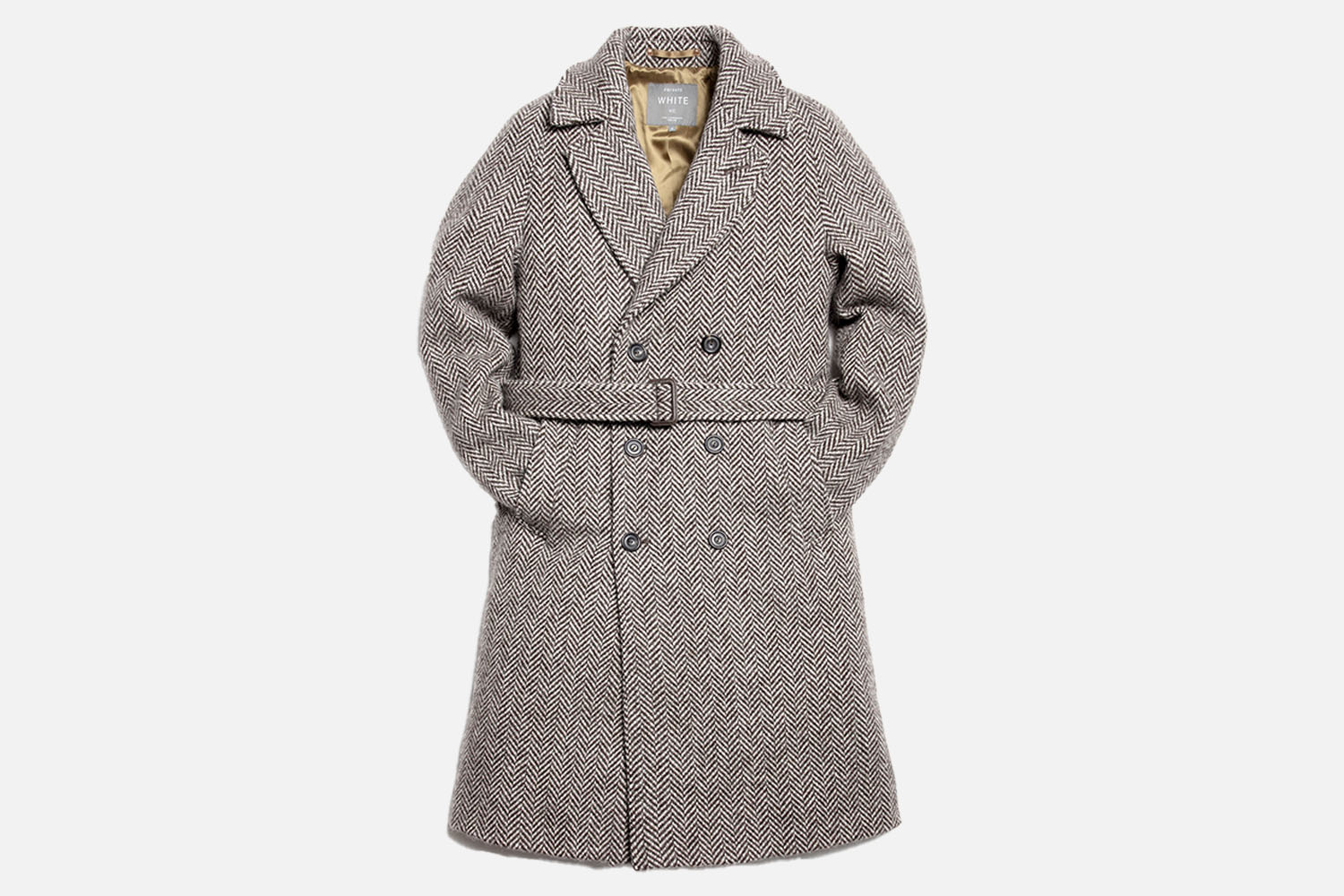 Private White V.C. The PS English Tweed Overcoat