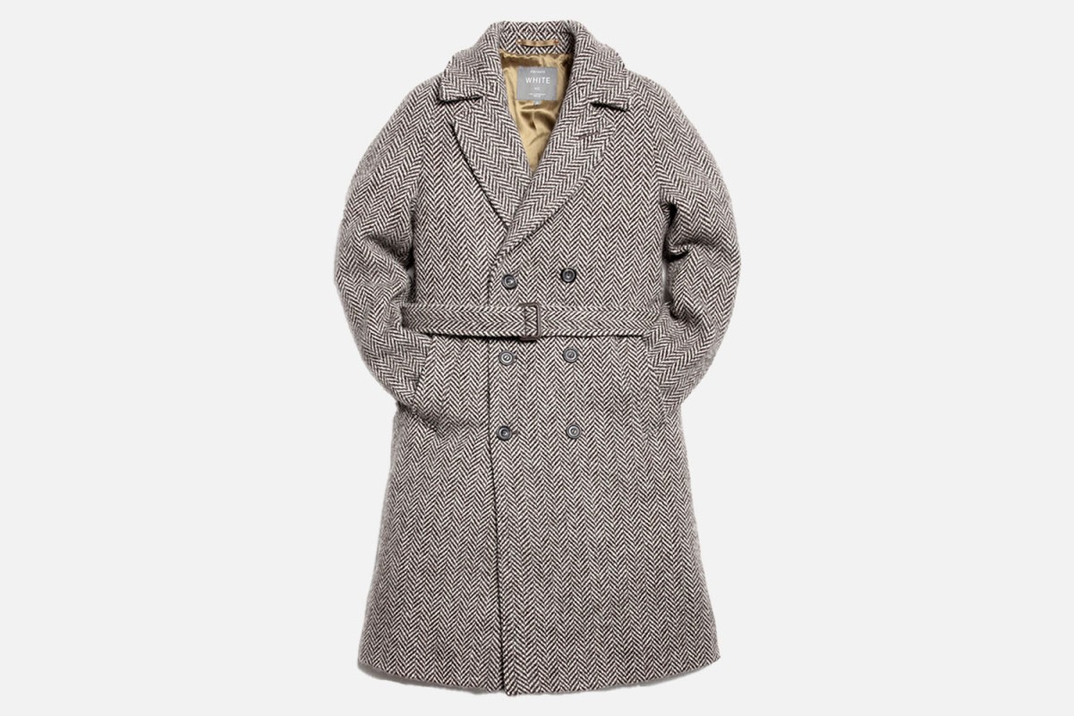 Private White V.C. The PS English Tweed Overcoat