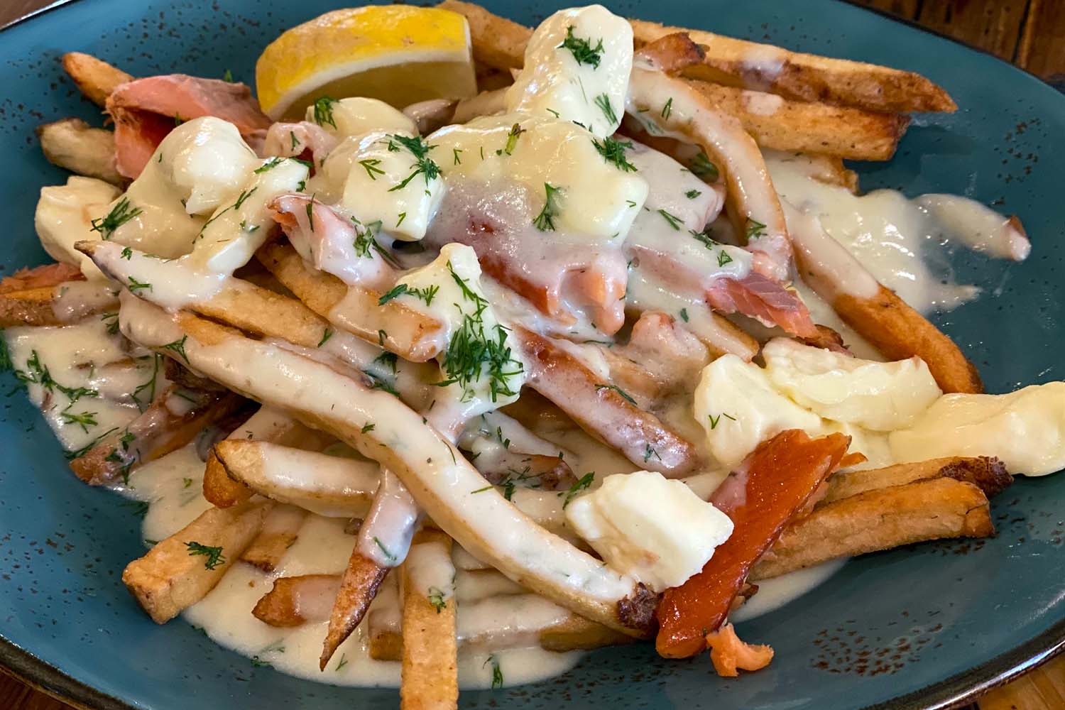Smoked Trout Poutine