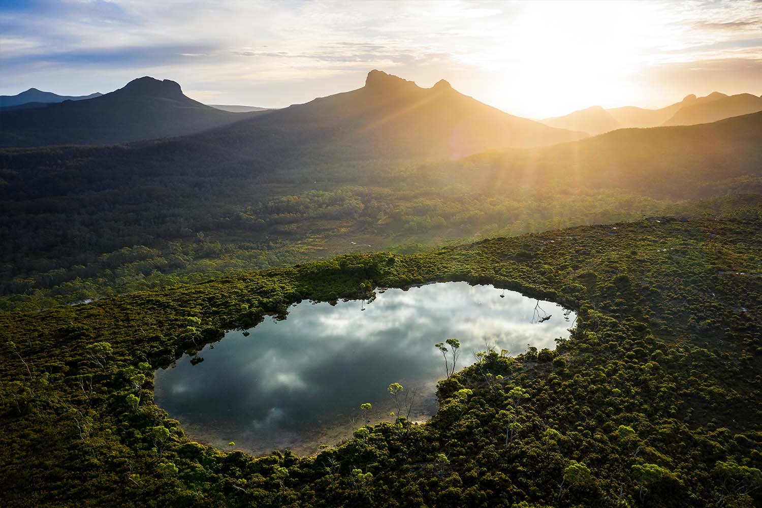 Cradle Mountain-Lake St Clair National Park in Tasmania