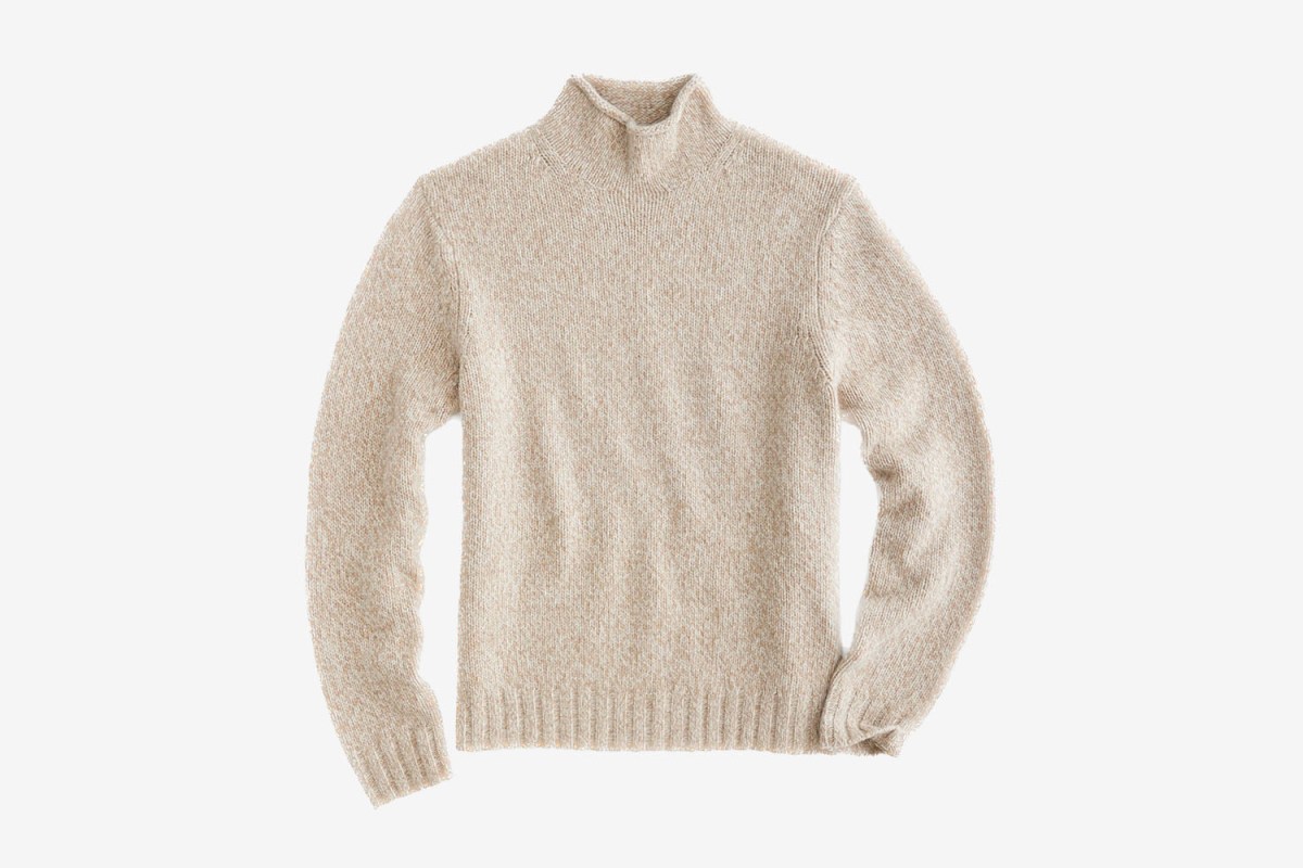 Todd Snyder Chalk Roll Neck Sweater