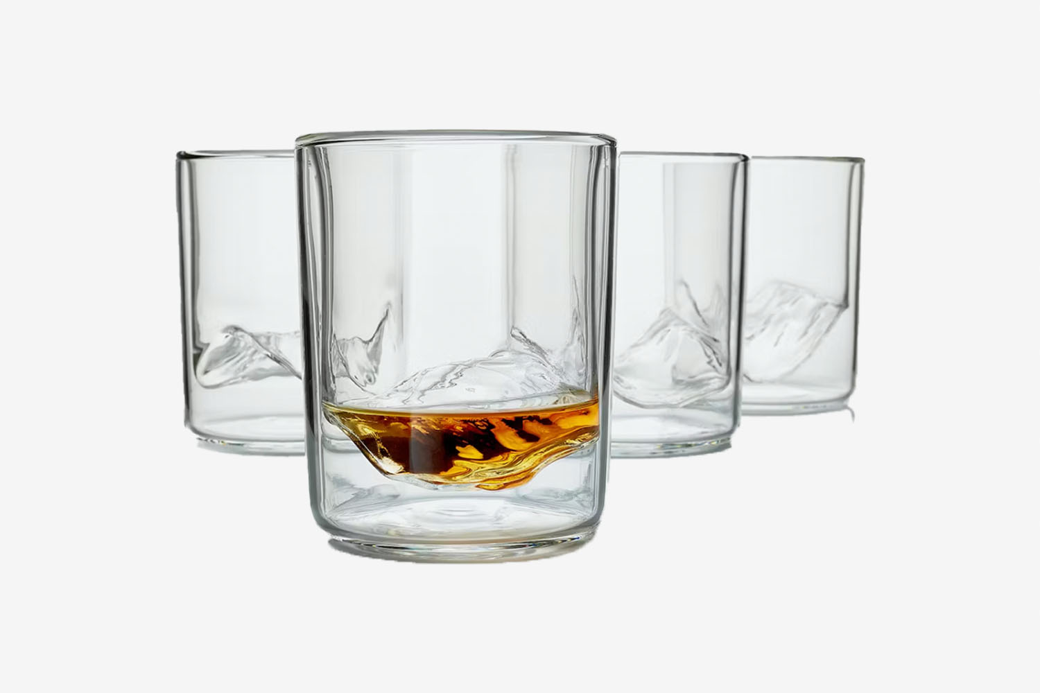Whiskey Peaks The Rockies Whiskey Glasses (Set of 4)