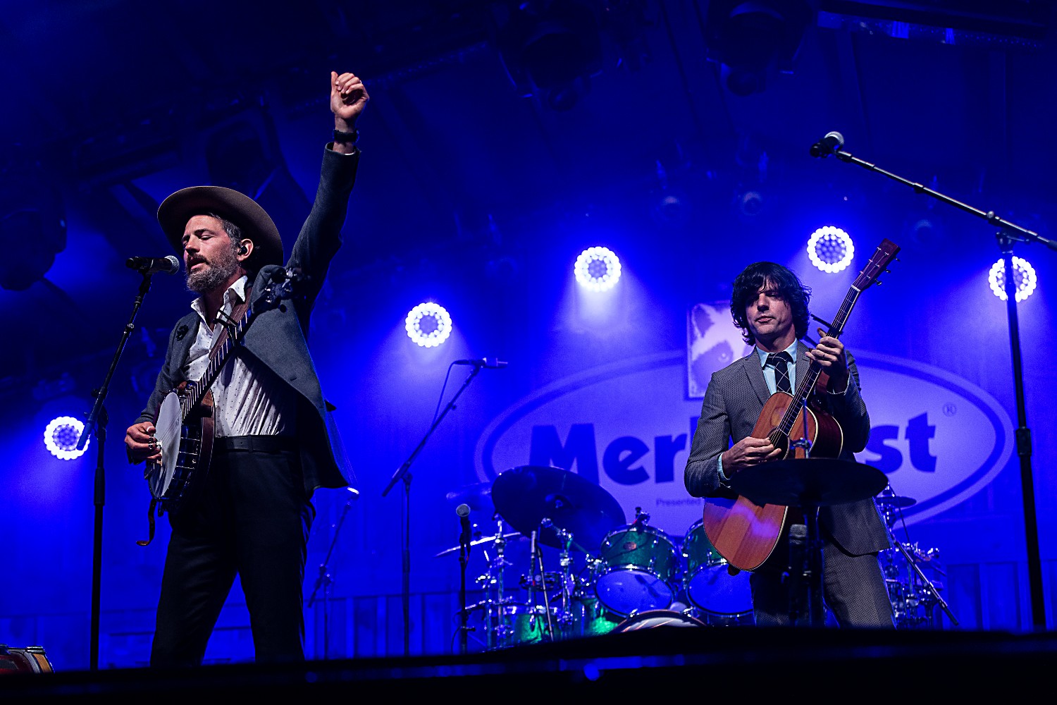 Avett Brothers on stage