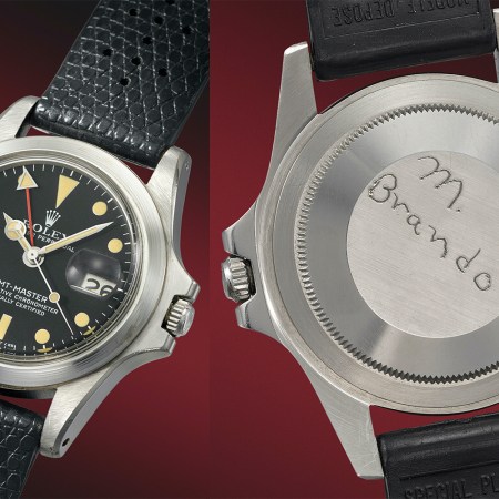 Marlon Brando Rolex GMT-Master ref. 1675, which is headed to auction at Christie's in 2023 after selling through Phillips in 2019