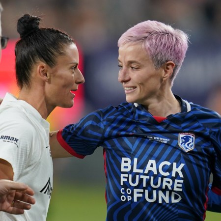 Megan Rapinoe and Ali Krieger