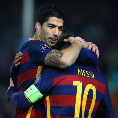 Luis Suárez and Lionel Messi