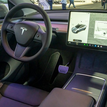 Tesla interior