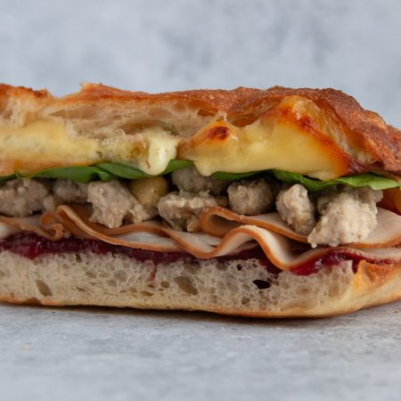 Ole & Steen's turkey feast toastie.