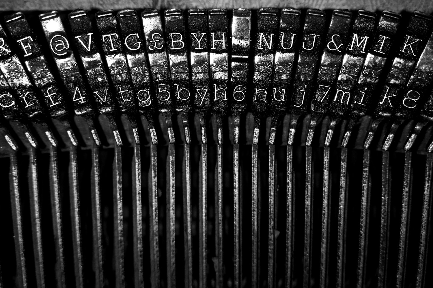 Typewriter keys