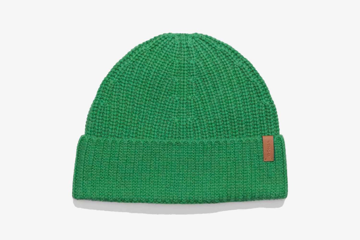 Vince Wool-Cashmere Shaker-Stitch Hat