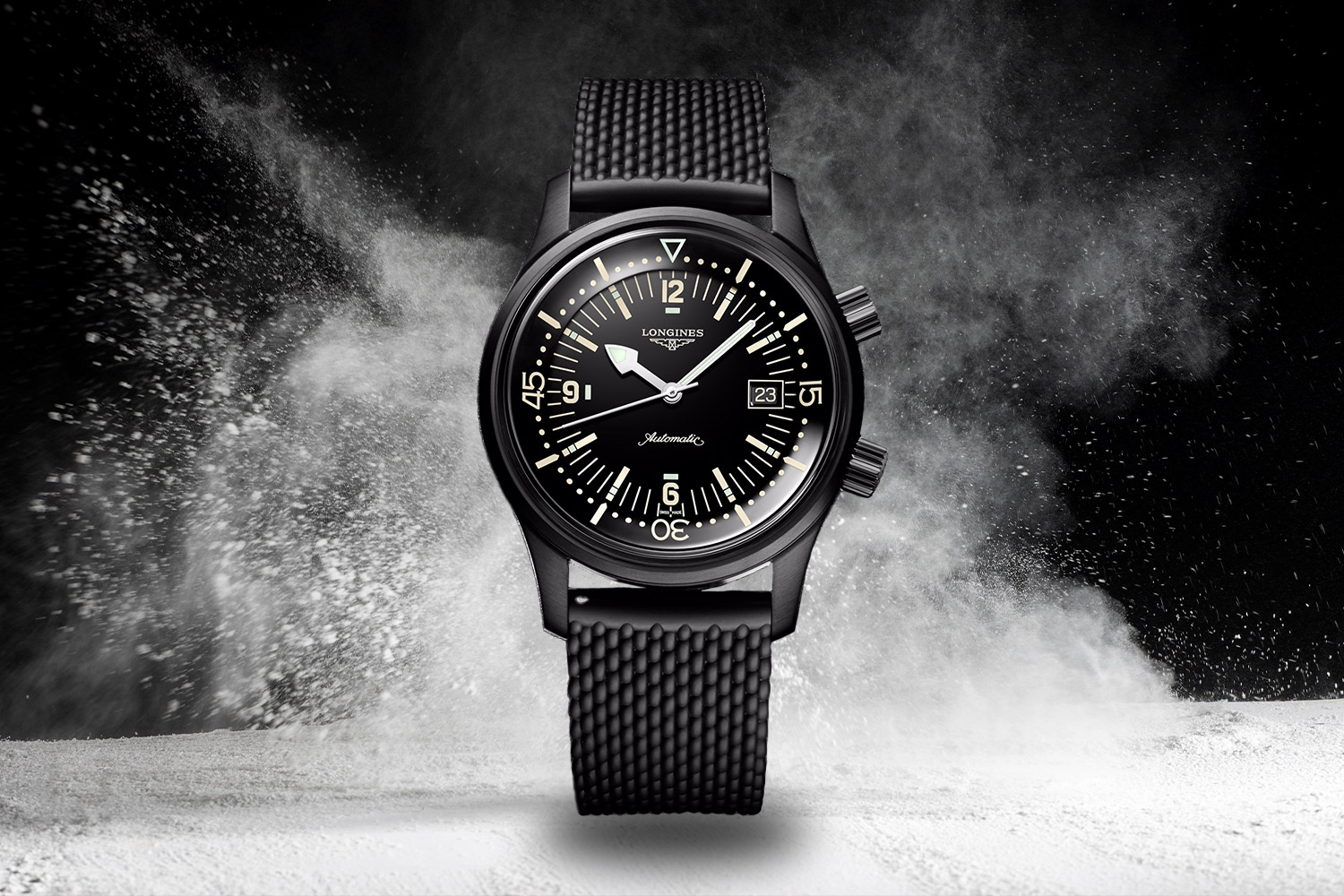 Black Longines Legend Diver