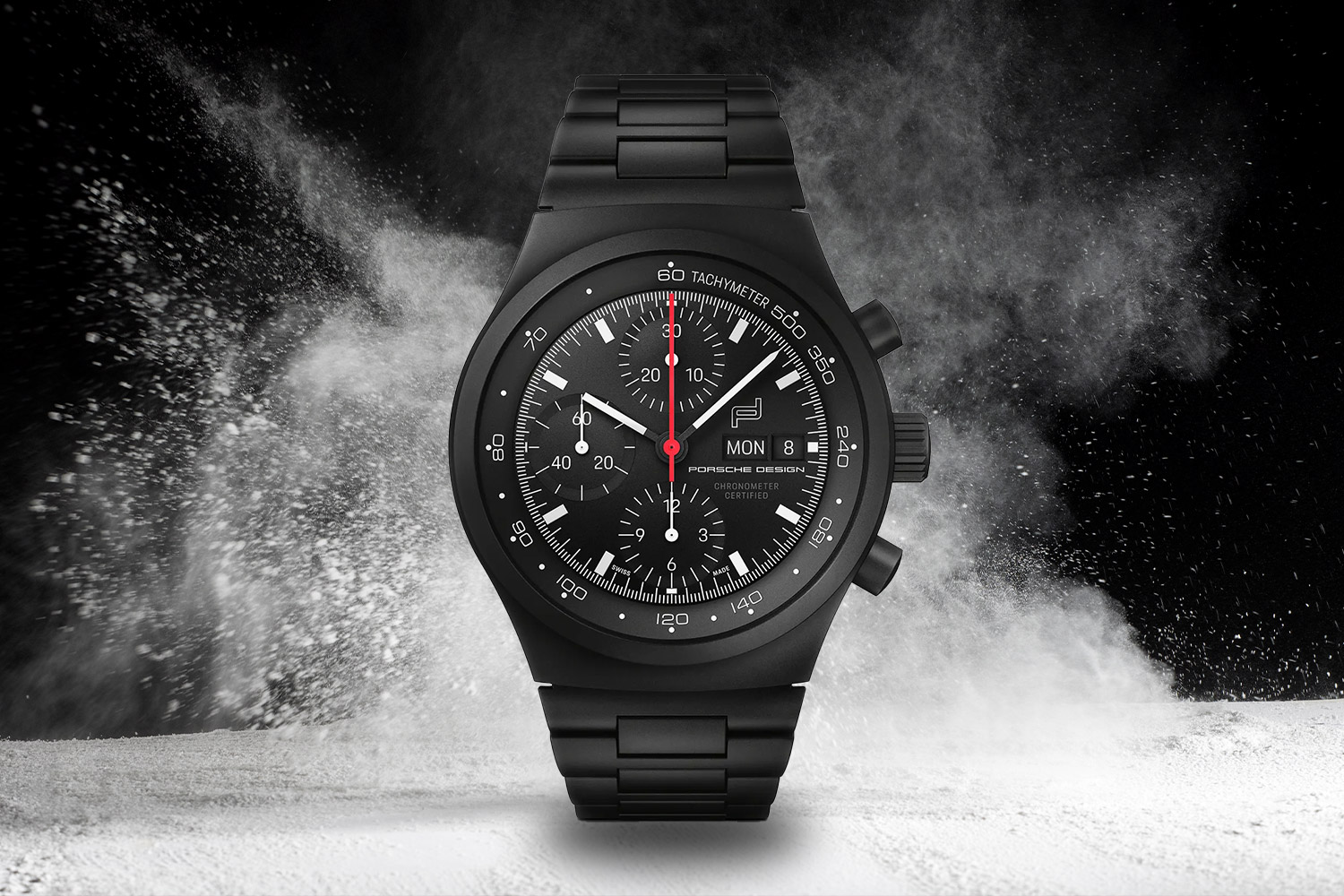 Black Porsche Design Chronograph 1