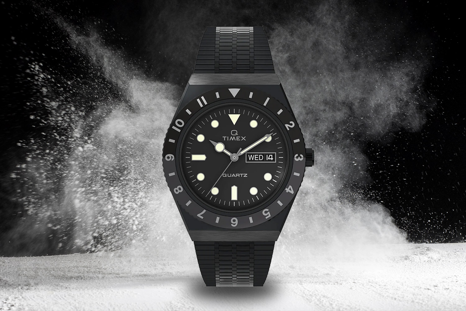 Black Timex Q Timex Reissue 38MM