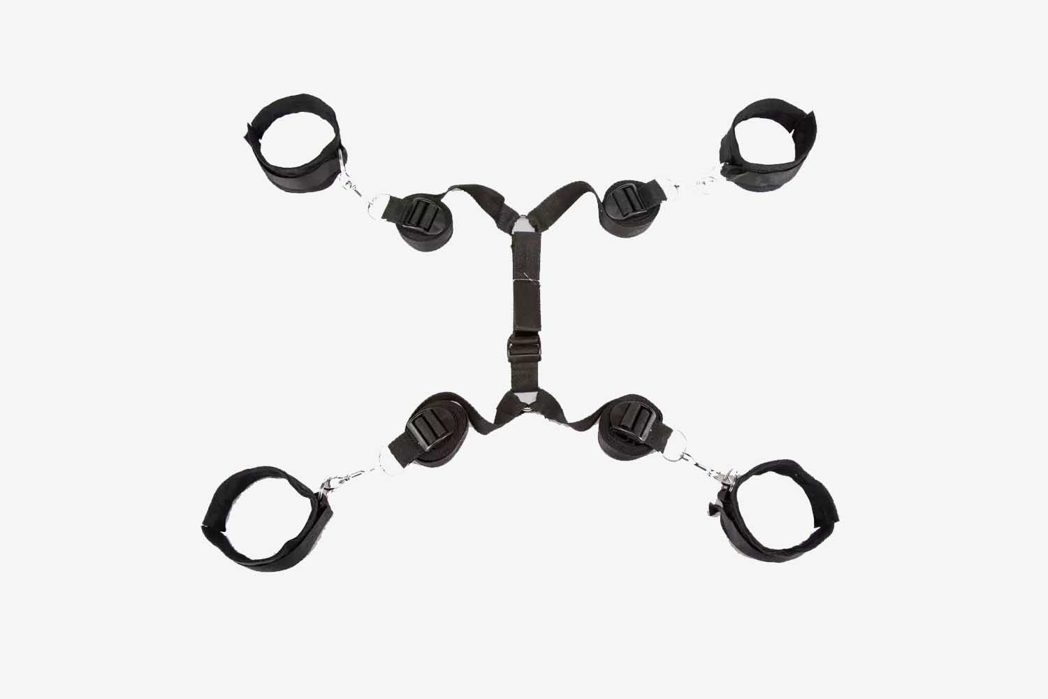 Bondage Boutique Bound to Please Black Under Mattress Restraint
