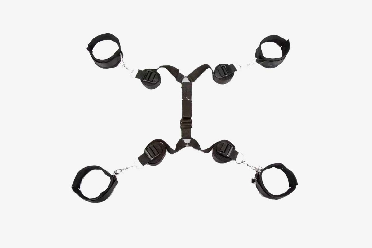Bondage Boutique Bound to Please Black Under Mattress Restraint