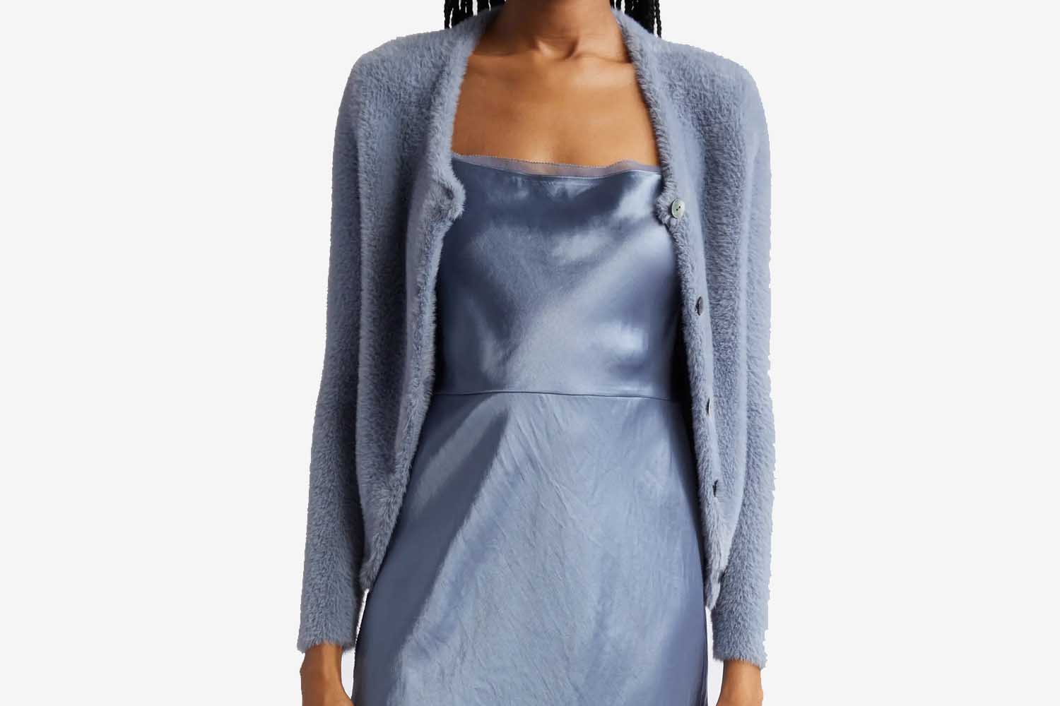 Vince Eyelash Cardigan