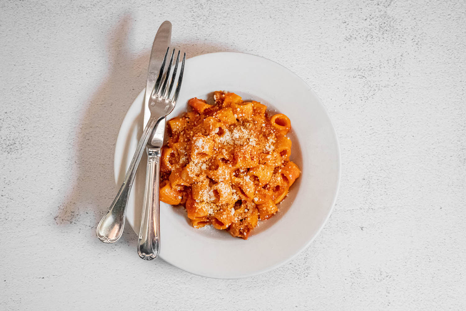 The Red Hen's mezzi rigatoni