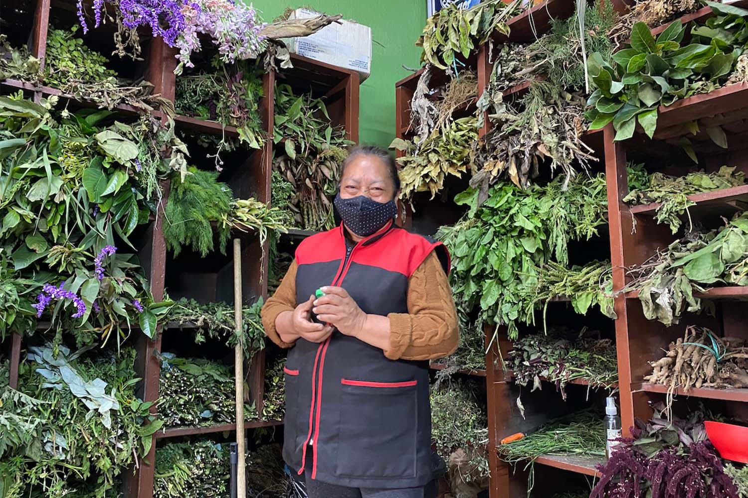 Emma Lagla in her shop