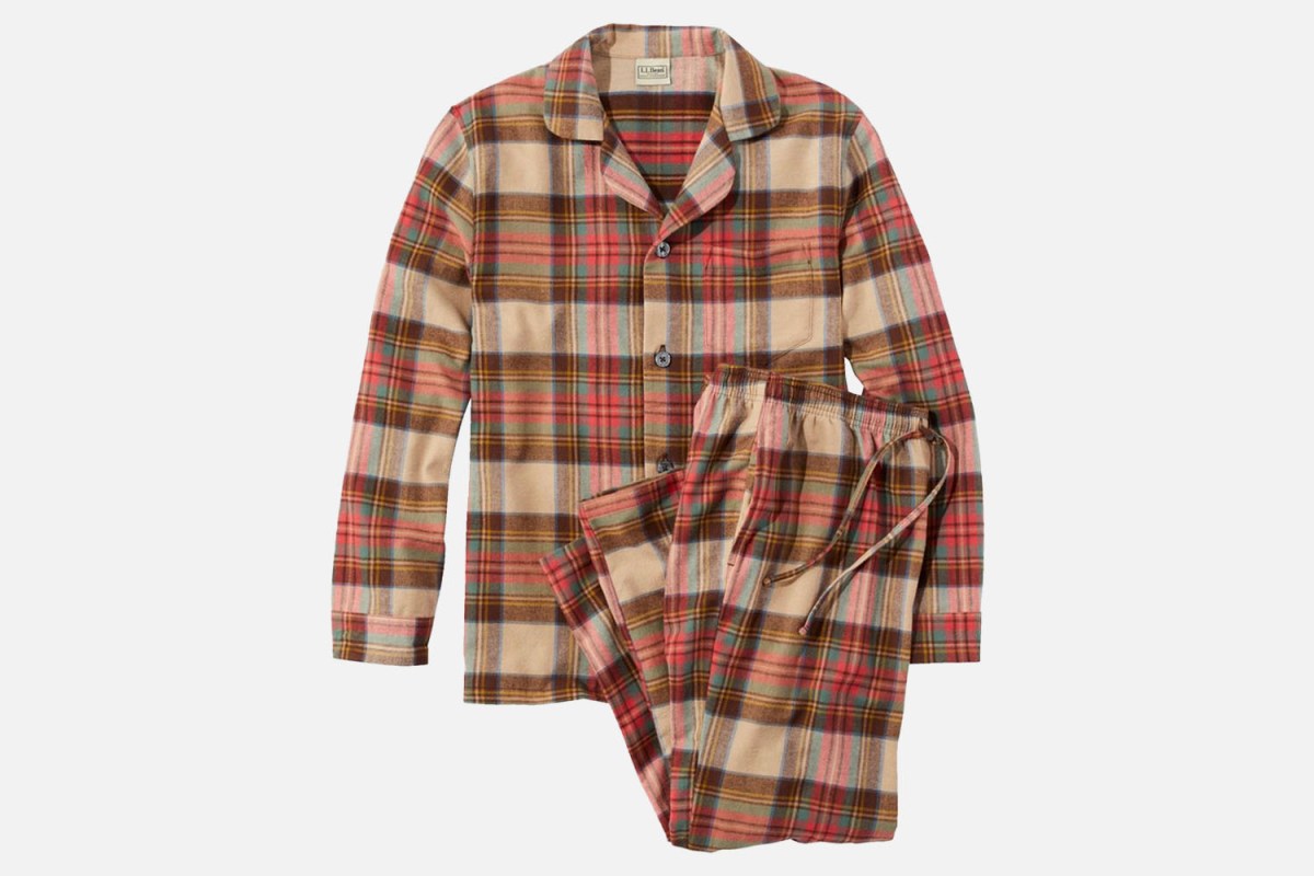 L.L. Bean Scotch Plaid Flannel Pajamas
