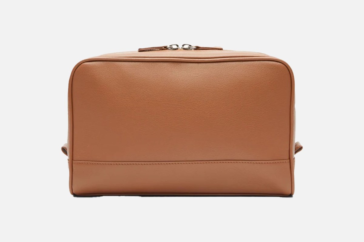 Leatherology Top Zip Toiletry Bag