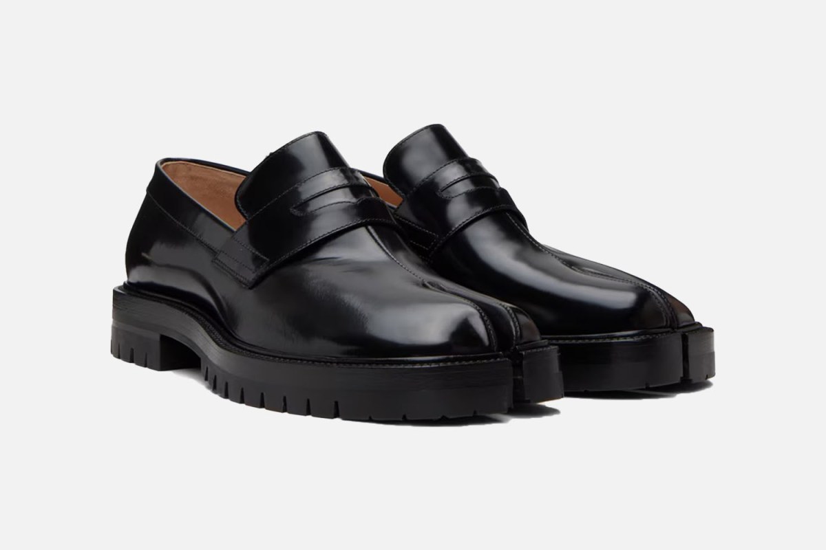 Maison Margiela Black Tabi Loafers