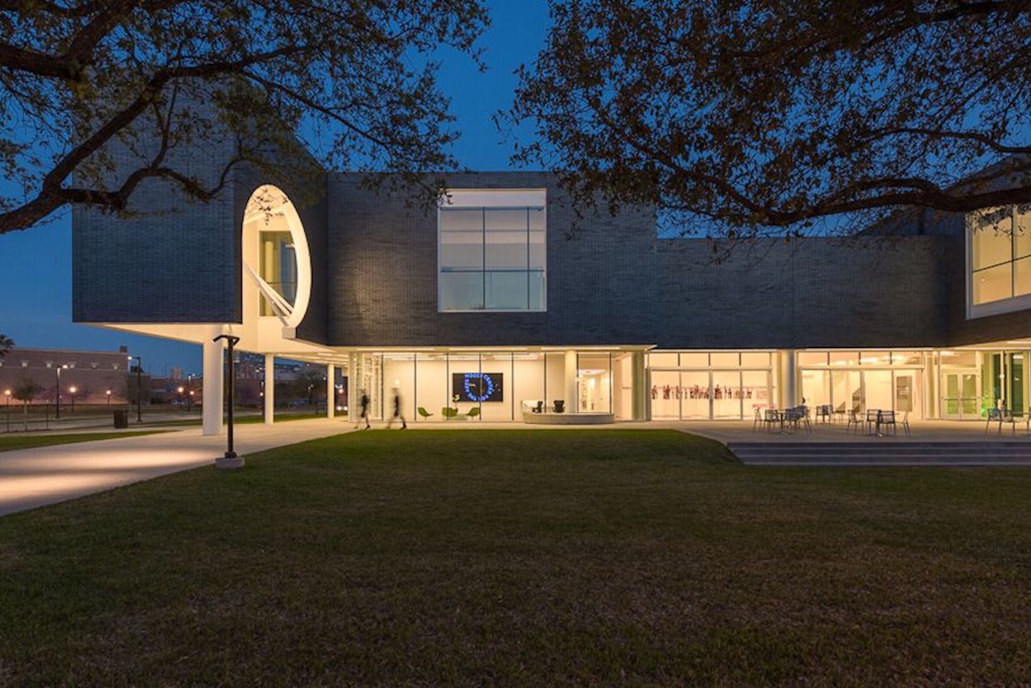 Exterior of Moody Center for the Arts