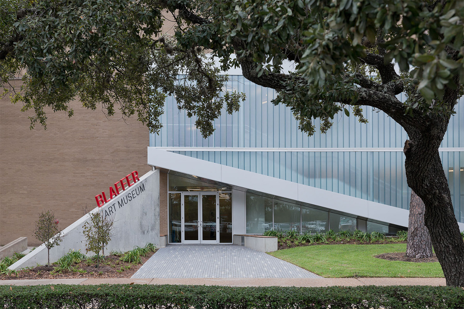 Exterior of Blaffer Art Museum