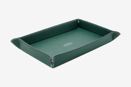 Smythson Small Leather Trinket Tray