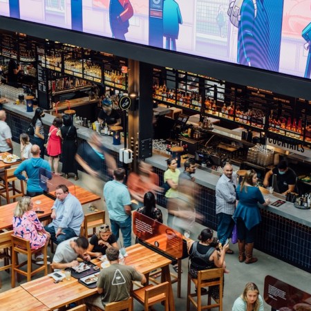 Aerial view of a bar in Time Out Chicago Market