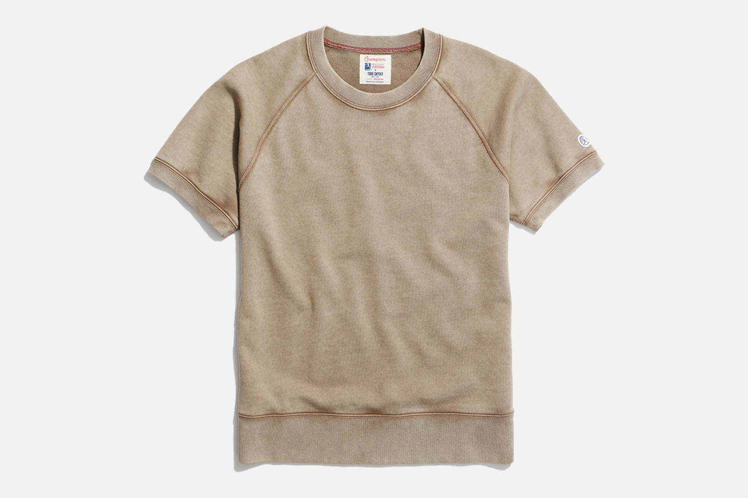 Todd Snyder + Champion Sun-Faded Midweight Short Sleeve Sweatshirt