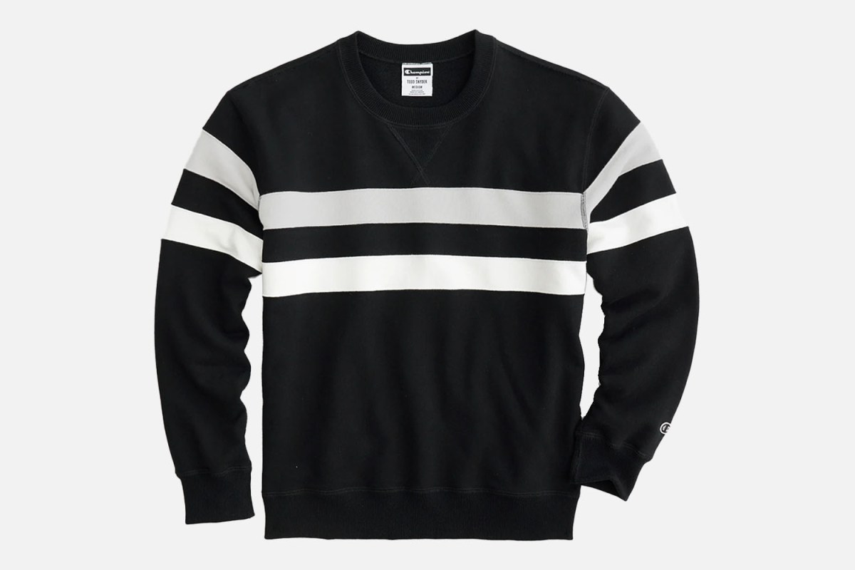 Todd Snyder + Champion Striped Crewneck