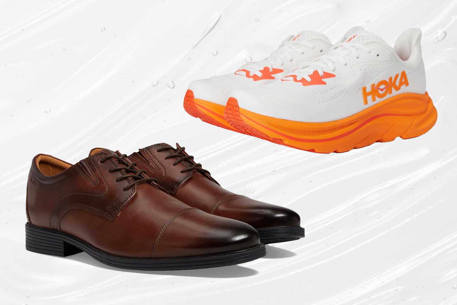 a collage of Zappos shoes on a white background